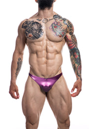 Cut4Men - Klassischer Herren-String - Metallic-Rosa - Erotiekvoordeel.nl