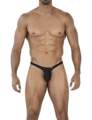 Cut4Men - Micro Tanga Spandex - M - Zwart-Erotiekvoordeel.nl