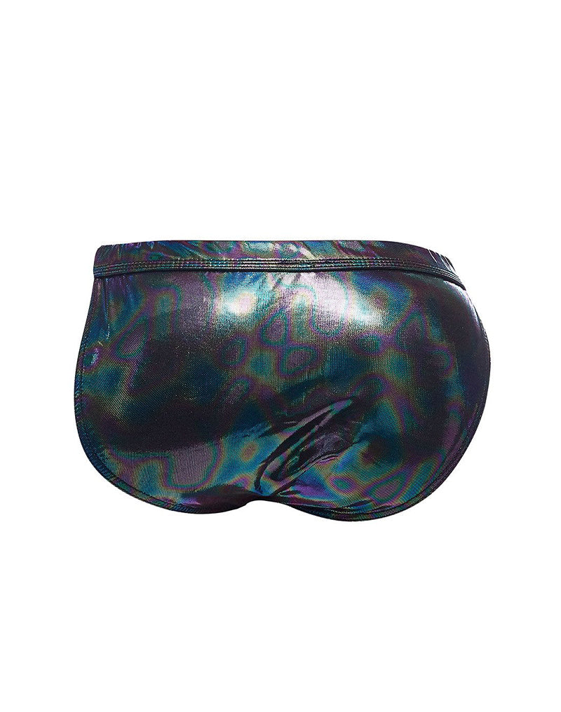 Cut4Men - Slip sexy pour homme - Noir avec reflets nacrés-Erotiekvoordeel.nl