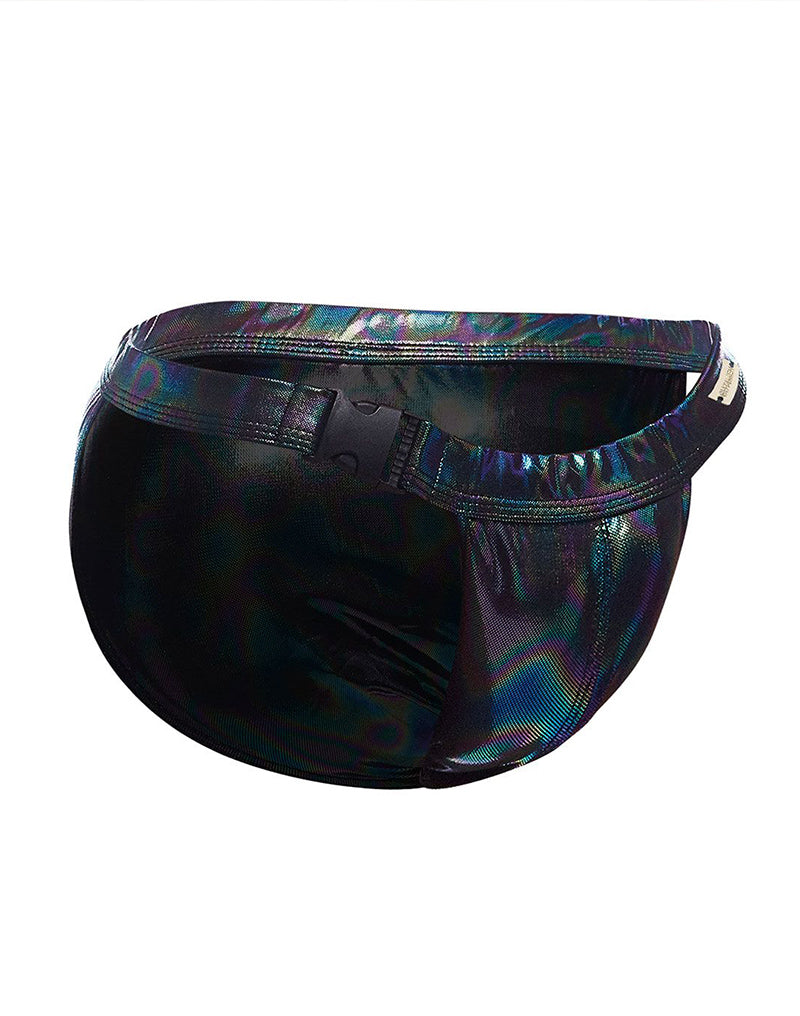 Cut4Men - Slip sexy pour homme - Noir avec éclat nacré - Erotiekvoordeel.nl