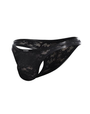Cut4Men - Braguitas de encaje sexy para hombre - Negro-Erotiekvoordeel.nl