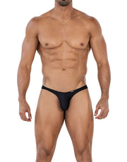 Cut4Men - Sexy Spandex Men's Thong - Black-Erotiekvoordeel.nl