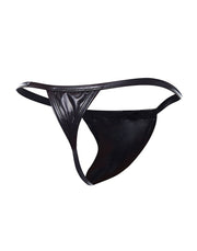 Cut4Men - Sexy Wetlook Herren-String - Boost - Schwarz - Erotiekvoordeel.nl