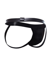 Cut4Men - Sexy Wetlook Jockstrap - Black-Erotiekvoordeel.nl
