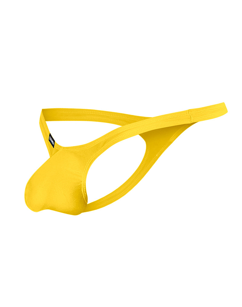 Cut4Men - Spandex Sexy Bulge Men's Thong - Yellow-Erotiekvoordeel.nl