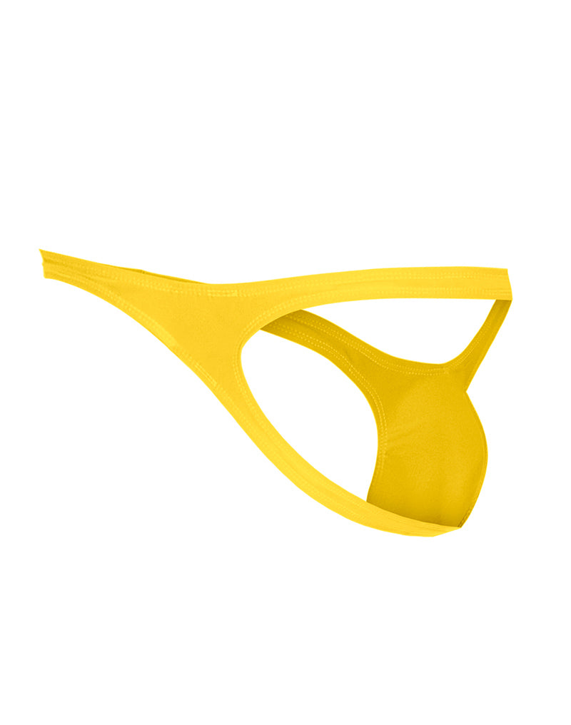 Cut4Men - Spandex Sexy Bulge Men's Thong - Yellow-Erotiekvoordeel.nl