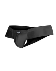 Cut4Men - Slip sexy hybride en spandex pour homme - Noir-Erotiekvoordeel.nl