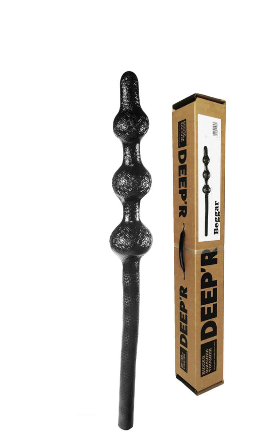 DEEP'R - Beggar - Dildo - Black - 70 cm - Ø 8.00 cm - Erotiekvoordeel.nl
