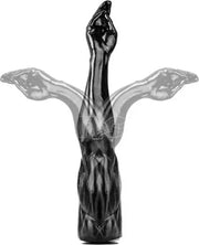 DEEP'R - Doubles - Muscle - Dubbele Dildo – Zwart – 2 x 31 cm-Erotiekvoordeel.nl
