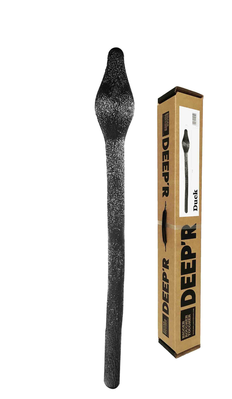 DEEP'R - Duck - Analdildo - Schwarz - 70 cm x Ø 7,80 cm - Erotiekvoordeel.nl