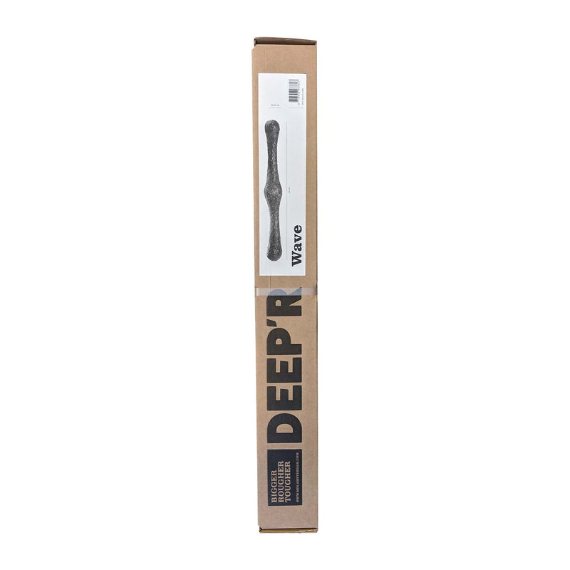DEEP'R - Wave - Double Dildo - Black - 59 cm x Ø 4.00 - 8.00 cm-Erotiekvoordeel.nl