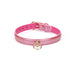 Liebe Seele - Lustre Rose - Lederen Collar met Leash - Parelmoer Roze met Gouden Hardware-Erotiekvoordeel.nl