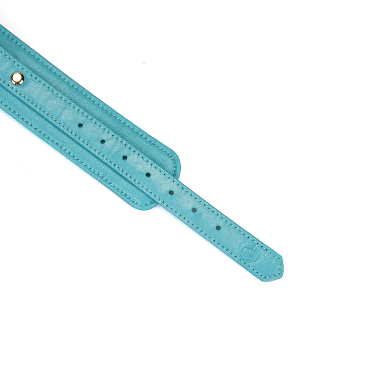 Liebe Seele - Blue Lamb - Lamslederen Boeien - Blauw met Gouden Hardware-Erotiekvoordeel.nl