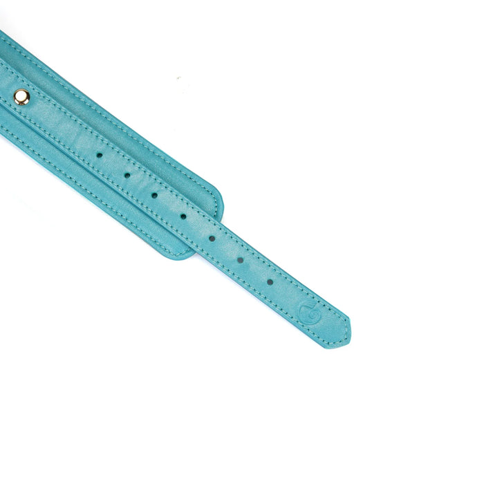 Liebe Seele - Blue Lamb - Lamslederen Boeien - Blauw met Gouden Hardware-Erotiekvoordeel.nl