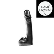 Dark Crystal - Dildo - 18,5 x 3 cm - Schwarz - Erotiekvoordeel.nl