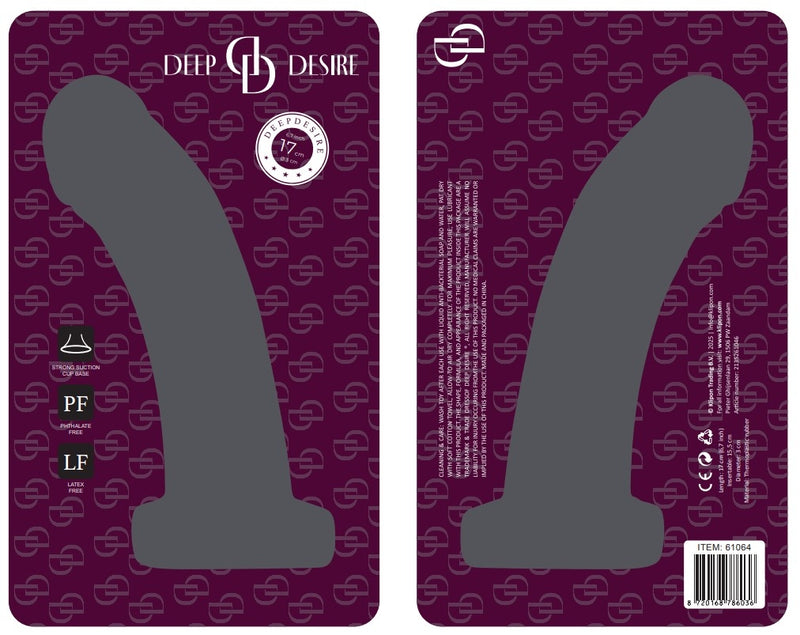 Deep Desire - Gode - PVC - 17 cm - Teint clair-Erotiekvoordeel.nl