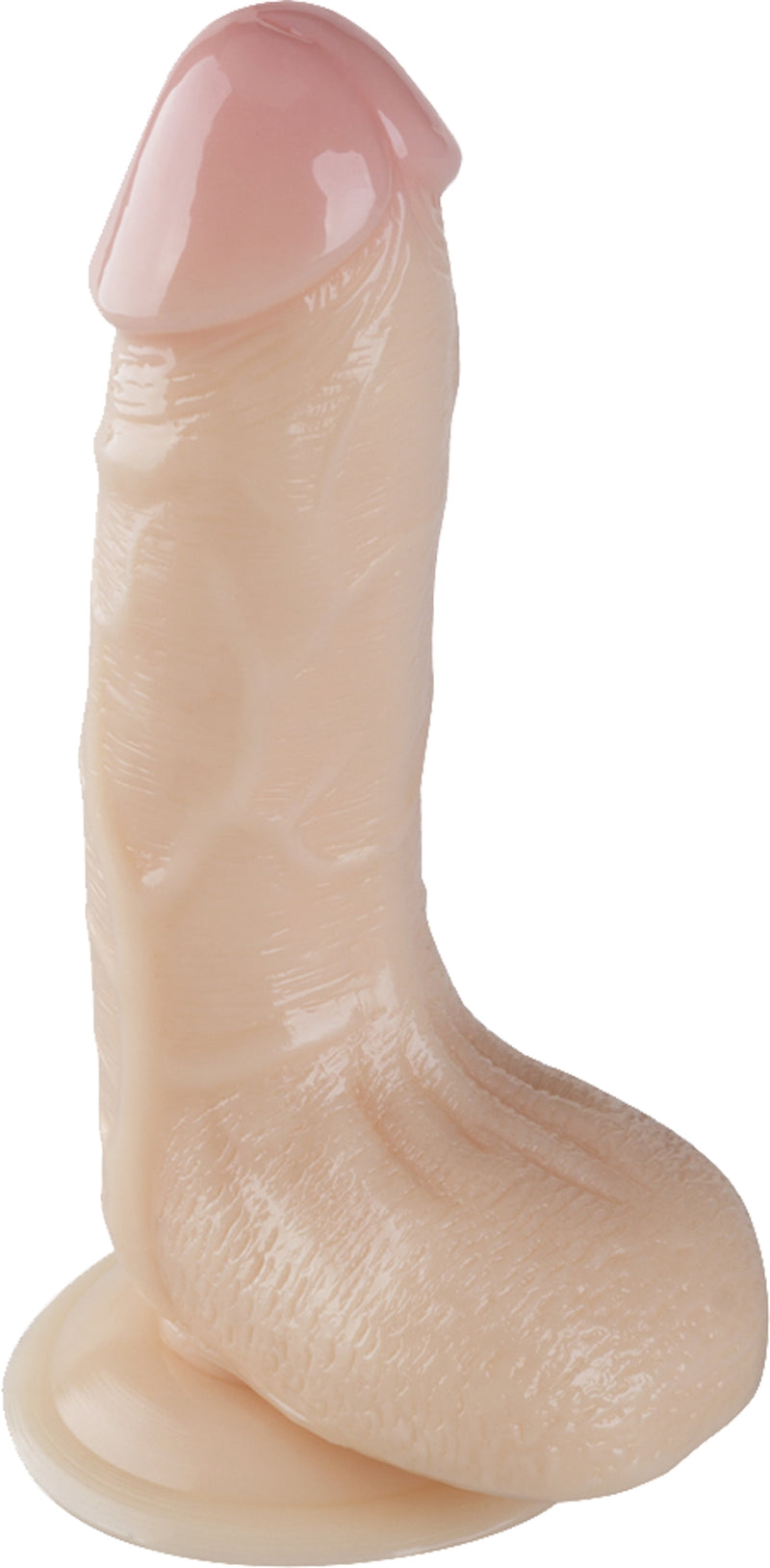 Deep Desire - Consolador con ventosa - PVC - 15 cm - Color piel claro - Erotiekvoordeel.nl
