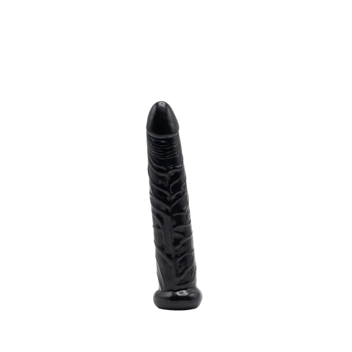 Deep Desire - Dildo without Scrotum - 17 cm - TPR - Black-Erotiekvoordeel.nl