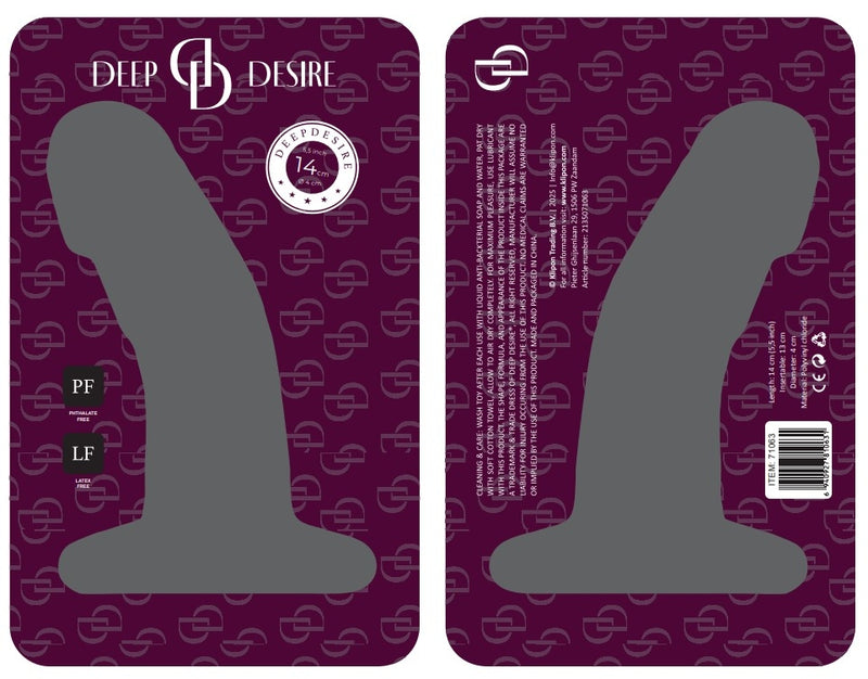 Deep Desire - Gode en PVC - 14 cm – Teint clair-Erotiekvoordeel.nl