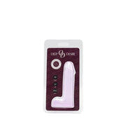Deep Desire - Przezroczysty Mały Dildo - PVC - 11,5 Cm - Lila - Erotiekvoordeel.nl