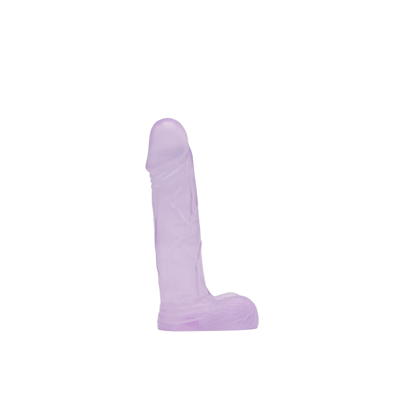 Deep Desire - Przezroczyste Małe Dildo - PVC - 11,5 Cm - Liliowy - Erotiekvoordeel.nl