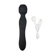 Didi - Vibrador de varita dual Ultimate - Se puede usar por ambos lados - Negro-Erotiekvoordeel.nl