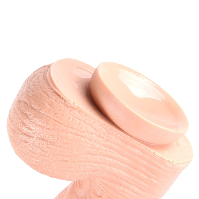 Dinoo - Curve - Dildo XXL - 31 x 5,5 cm - Colore pelle chiaro - Erotiekvoordeel.nl