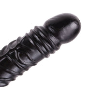 Dinoo - Damocles - XXL-Dildo mit Griff - 42,5 x 4,5 cm - Schwarz-Erotiekvoordeel.nl