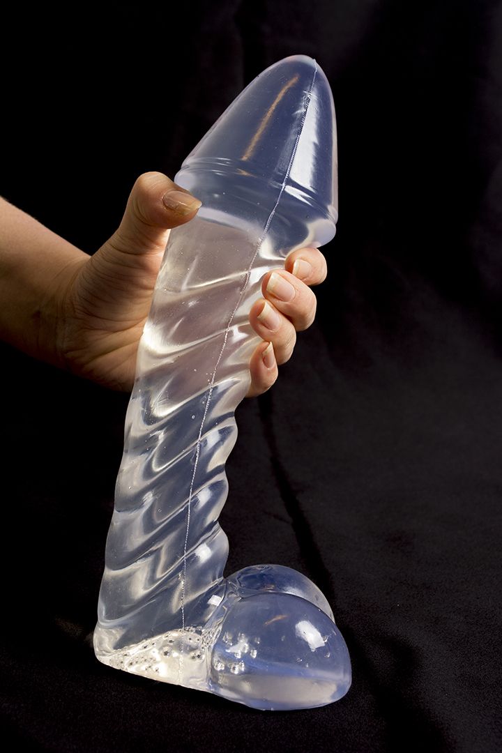 Dinoo - Irritator - Gode - 29 x 7,6 cm - Transparent-Erotiekvoordeel.nl