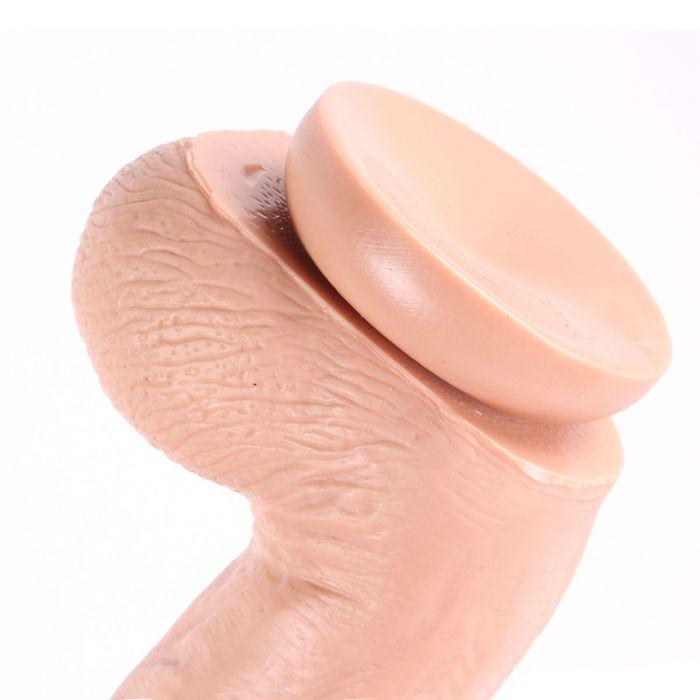Dinoo - Kong - Dildo XXL - 26 x 4,5 cm - Colore pelle chiaro - Erotiekvoordeel.nl