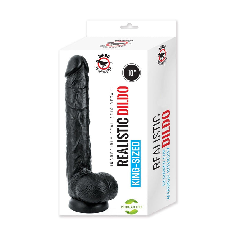 Dinoo - Kong - Gode XXL - 26 x 4,5 cm - Noir-Erotiekvoordeel.nl