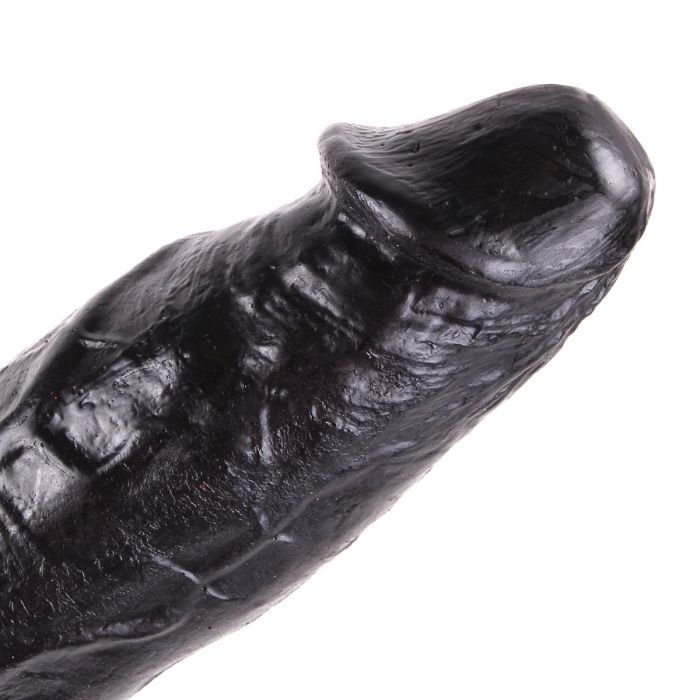 Dinoo - Monster - Gode XXL - 28 x 5,5 cm - Noir-Erotiekvoordeel.nl