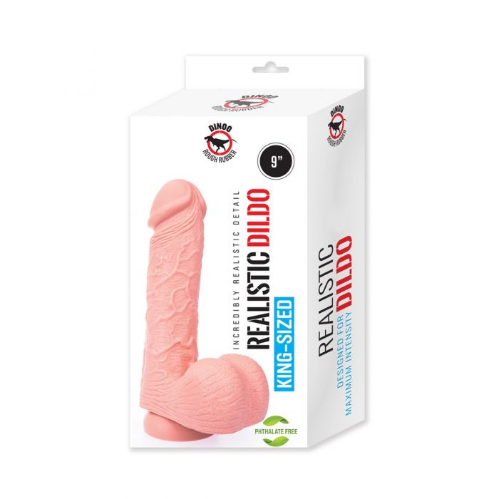 Dinoo - Scream - Gode XXL - 23 x 5,5 cm - Teint clair-Erotiekvoordeel.nl