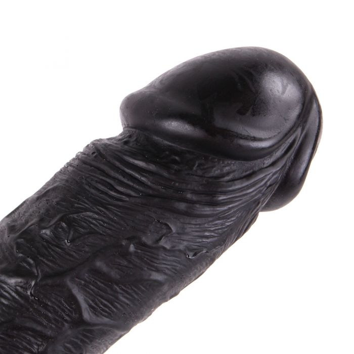 Dinoo - Scream - Gode XXL - 23 x 5,5 cm - Noir-Erotiekvoordeel.nl