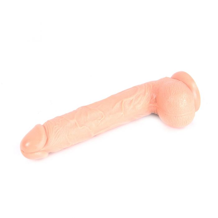 Dinoo - Kong - XXL Dildo - 26 x 4.5 cm - Lichte Huidskleur-Erotiekvoordeel.nl