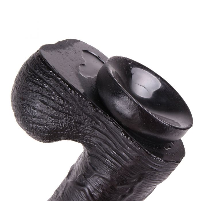 Dinoo - Scream - XXL Dildo - 23 x 5.5 cm - Zwart-Erotiekvoordeel.nl