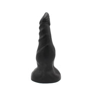 Dinoo - XXL Anaal Dildo - Amorino - 25.5 x 7.4 cm - TPE - Zwart-Erotiekvoordeel.nl