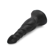 Dinoo - XXL Anaal Dildo - Amorino - 25.5 x 7.4 cm - TPE - Zwart-Erotiekvoordeel.nl
