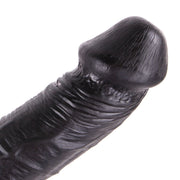 Dinoo - Curve - XXL Dildo - 31 x 5.5 cm - Zwart-Erotiekvoordeel.nl