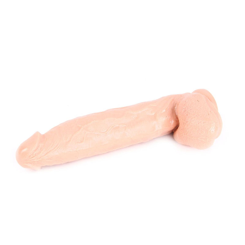 Dinoo - Monster - XXL Dildo - 28 x 5.5 cm - Lichte Huidskleur-Erotiekvoordeel.nl