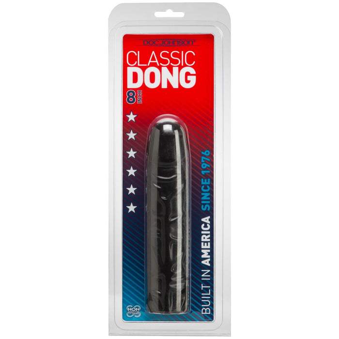 Doc Johnson - Classic Dong - 20 cm. (8.00 inch) - Black-Erotiekvoordeel.nl