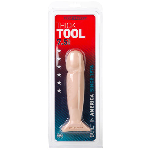 Doc Johnson - Classic Thick Tool - 19 cm - Color piel claro-Erotiekvoordeel.nl