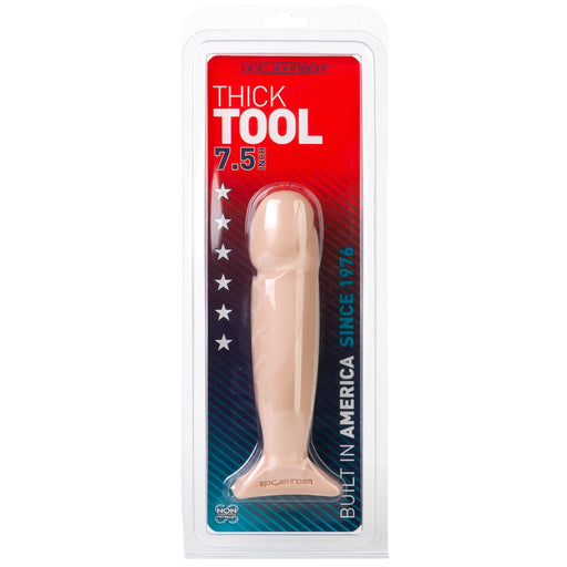 Doc Johnson - Classic Thick Tool - 19.05 cm. (7.50 inch) - Lichte huidskleur-Erotiekvoordeel.nl