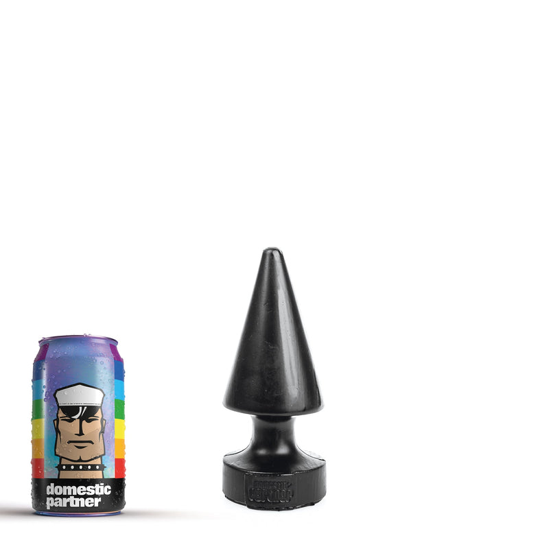 Domestic Partner - Mini Crack Attack - Buttplug - 15 x 6 cm - Zwart-Erotiekvoordeel.nl