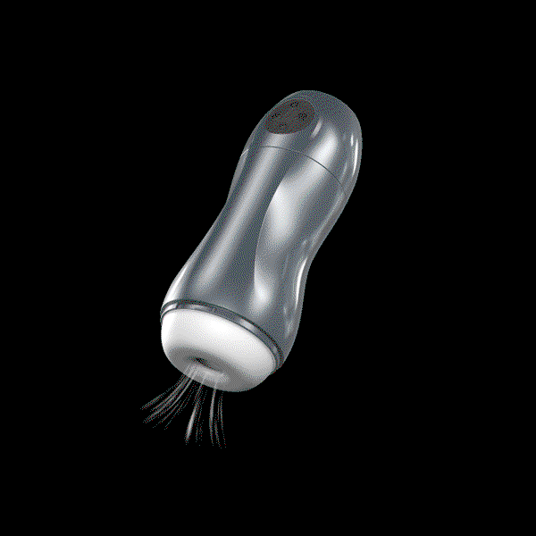 Dorcel - Blowjoy Vibe - Vibrating Masturbator - Grey-Erotiekvoordeel.nl