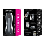 Dorcel - Blowjoy Vibe - Vibrating Masturbator - Grey-Erotiekvoordeel.nl