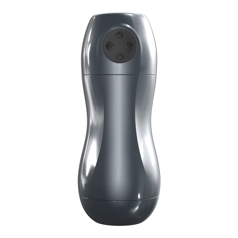Dorcel - Blowjoy Vibe - Vibrating Masturbator - Gray-Erotiekvoordeel.nl