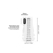 Dorcel - Blowjoy Vibe - Vibrating Masturbator - Grey-Erotiekvoordeel.nl