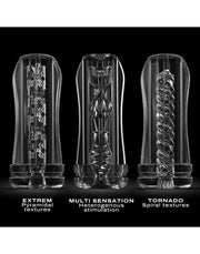 Dorcel - Deep Blow Tornado - Stroker Sleeve Voor Masturbator - Transparant-Erotiekvoordeel.nl