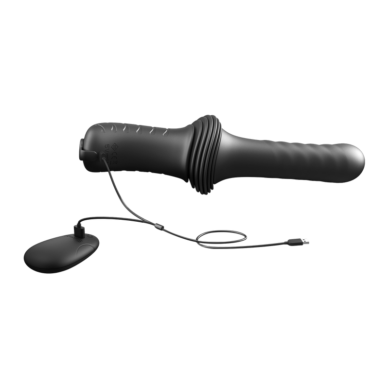 Dorcel - Deep Orgasm - Vibrador con movimientos de vaivén - Calentable - Con ventosa - Negro-Erotiekvoordeel.nl